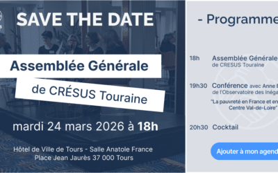 Assemblée Générale de CRÉSUS Touraine – 24 mars à Tours